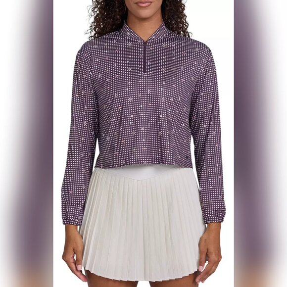 Bad Birdie Tops - NWT Womens Size M Bad Birdie Blade UV 1/4 Zip Long Sleeve Golf Tennis Pullover